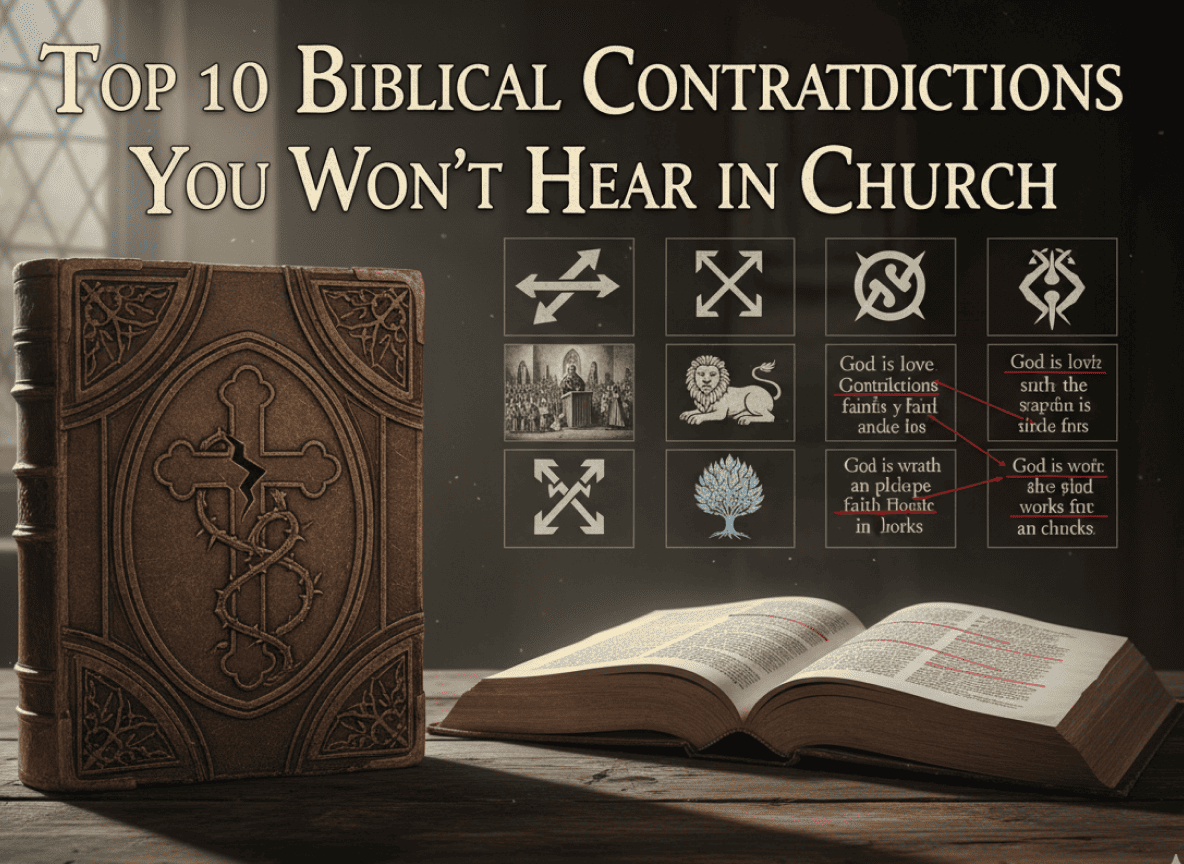 Top 10 Biblical Contradictions You Won’t Hear in Church